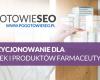 SEO i pozycjonowanie dla aptek, firm i produktów farmaceutycznych