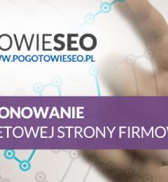 Pozycjonowanie internetowej strony dla firmy