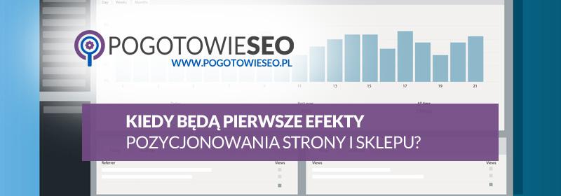 Kiedy będą efekty pozycjonowania SEO ?