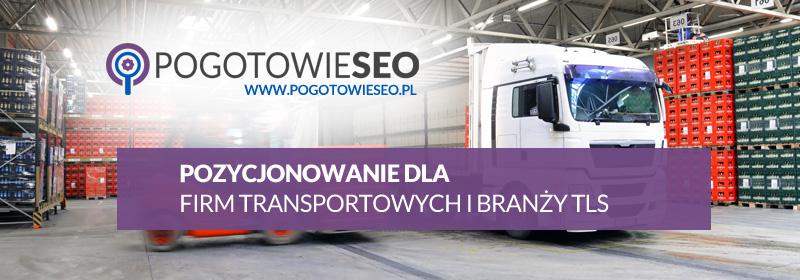 SEO i pozycjonowanie firm transportowych, spedycyjnych - branża TLS