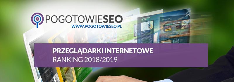 Przeglądarki internetowe - szybkość i popularność - ranking 2018/2019