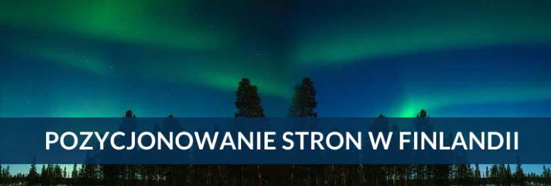 Pozycjonowanie stron i sklepów internetowych Finlandia